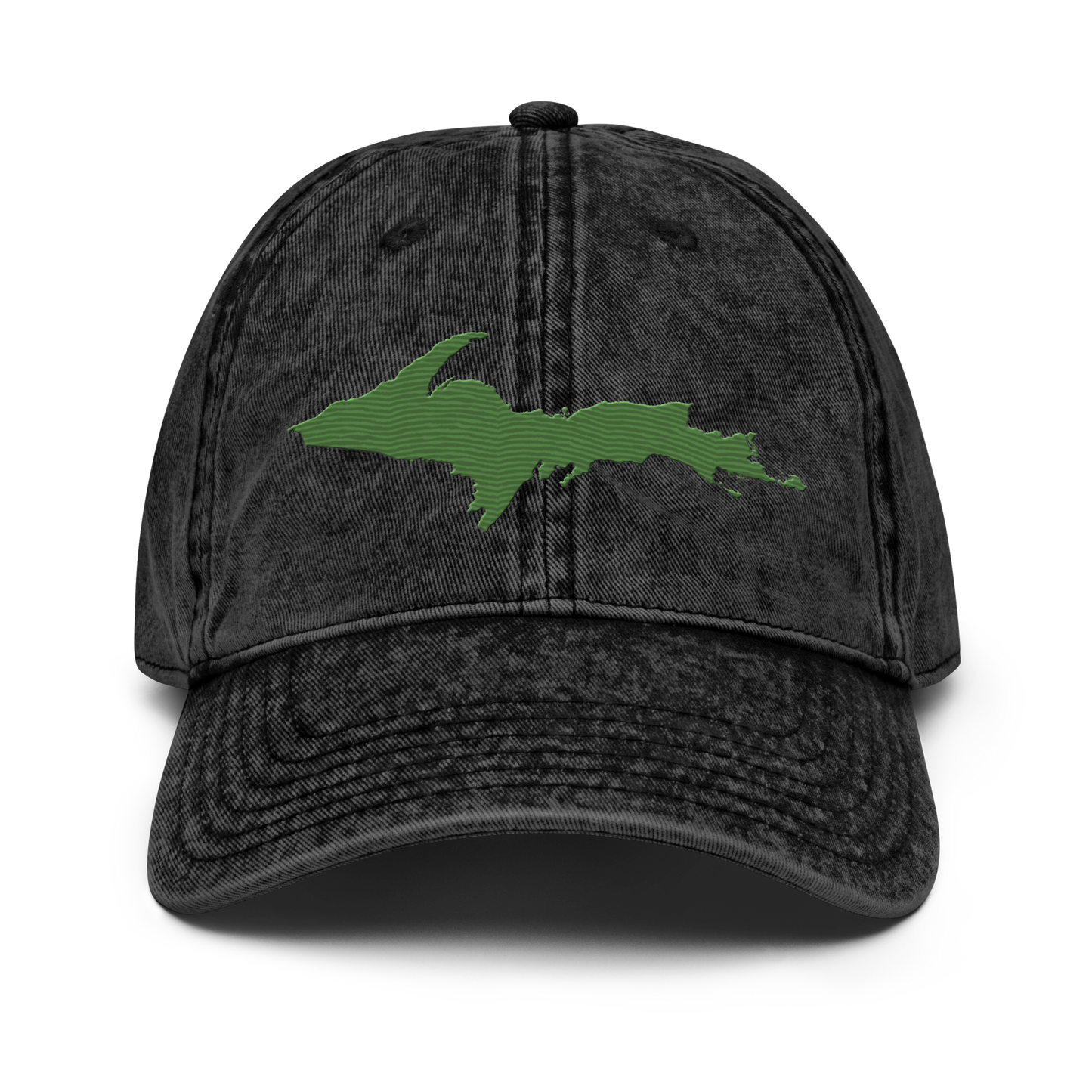 Upper Peninsula Vintage Baseball Cap | Pine Green