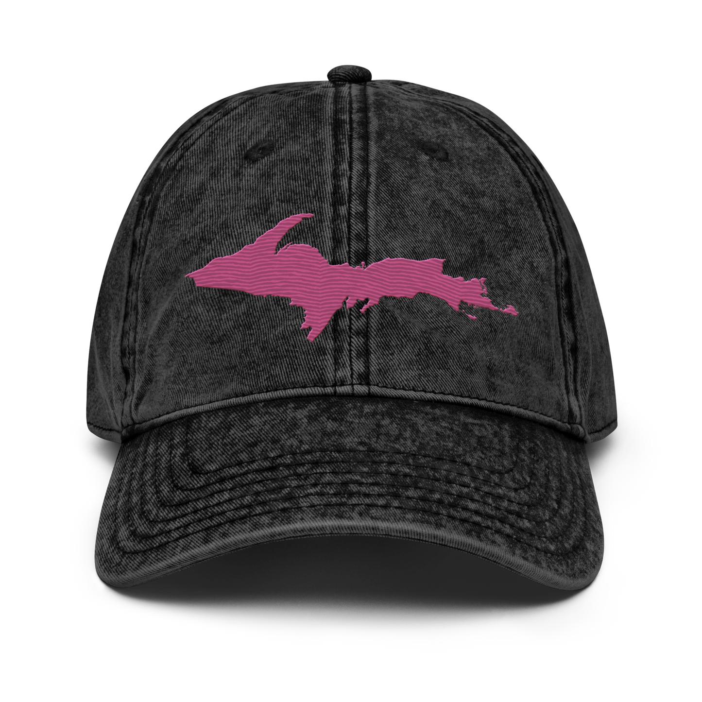 Upper Peninsula Vintage Baseball Cap | Apple Blossom Pink