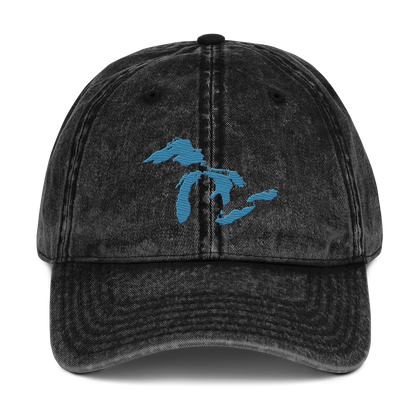 Great Lakes Vintage Baseball Cap | Traverse Blue