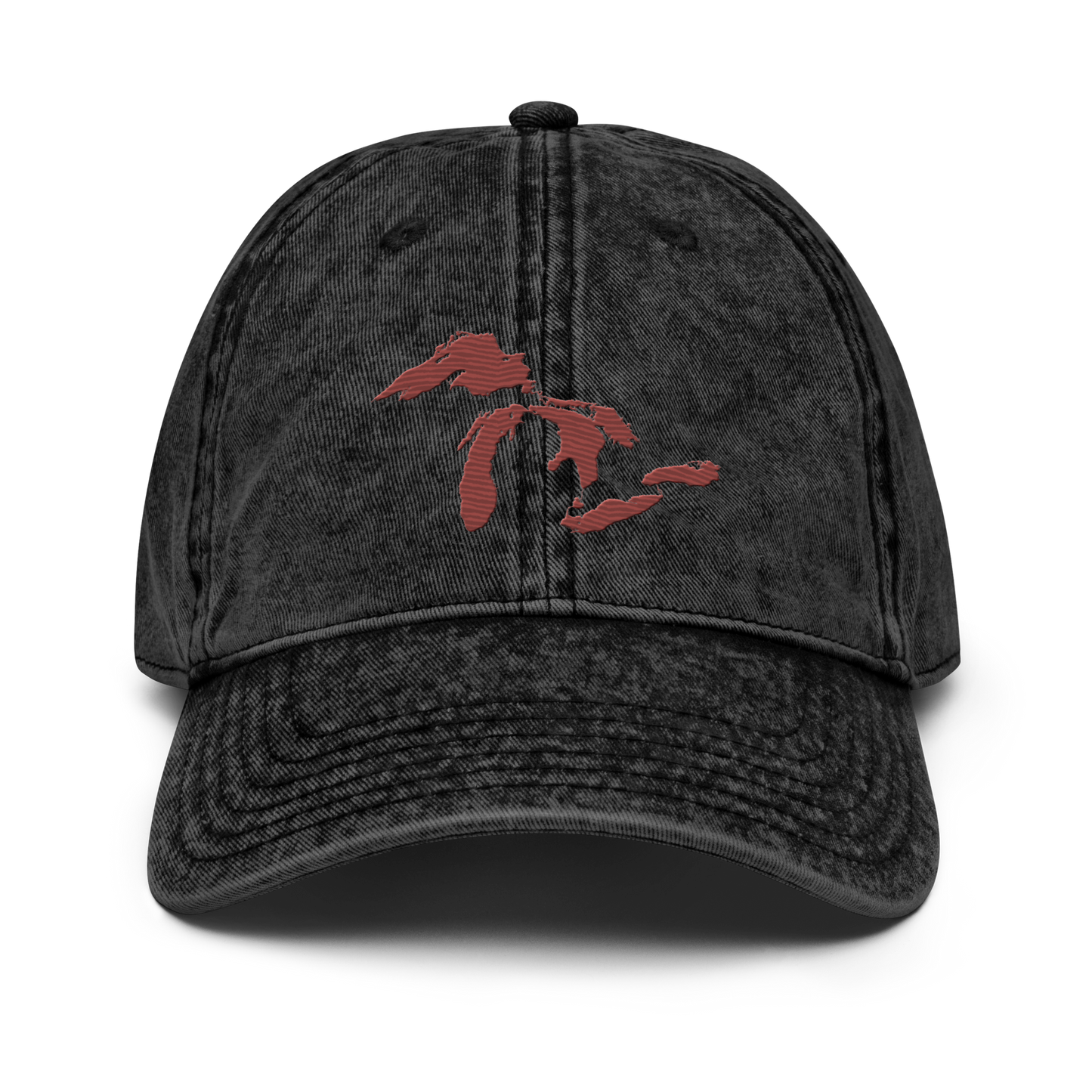 Great Lakes Vintage Baseball Cap | Ore Dock Red