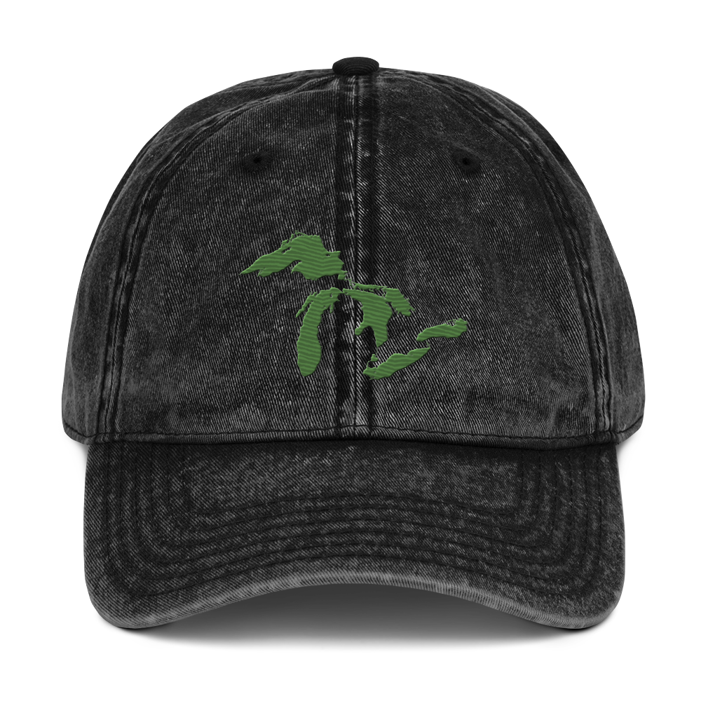 Great Lakes Vintage Baseball Cap | Pine Green