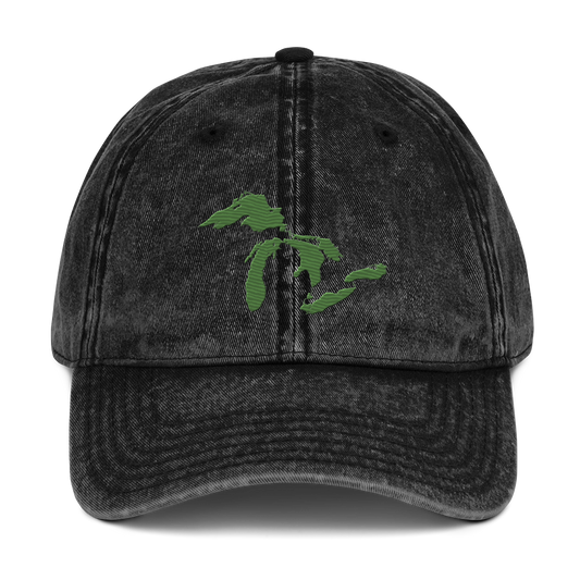 Great Lakes Vintage Baseball Cap | Pine Green