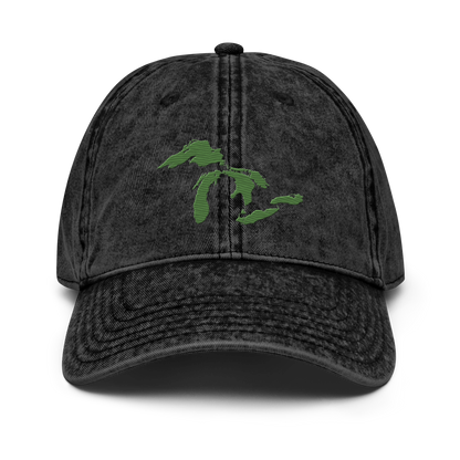 Great Lakes Vintage Baseball Cap | Pine Green