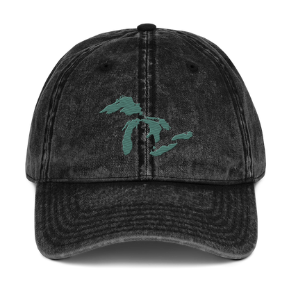 Great Lakes Vintage Baseball Cap | Copper Green