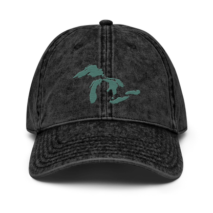 Great Lakes Vintage Baseball Cap | Copper Green