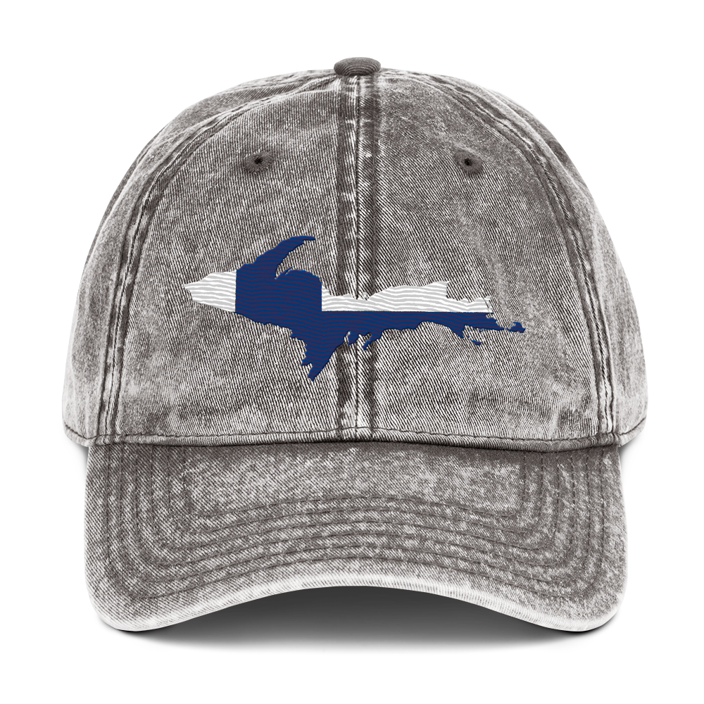 Michigan Upper Peninsula Vintage Baseball Cap (Finnish Edition)