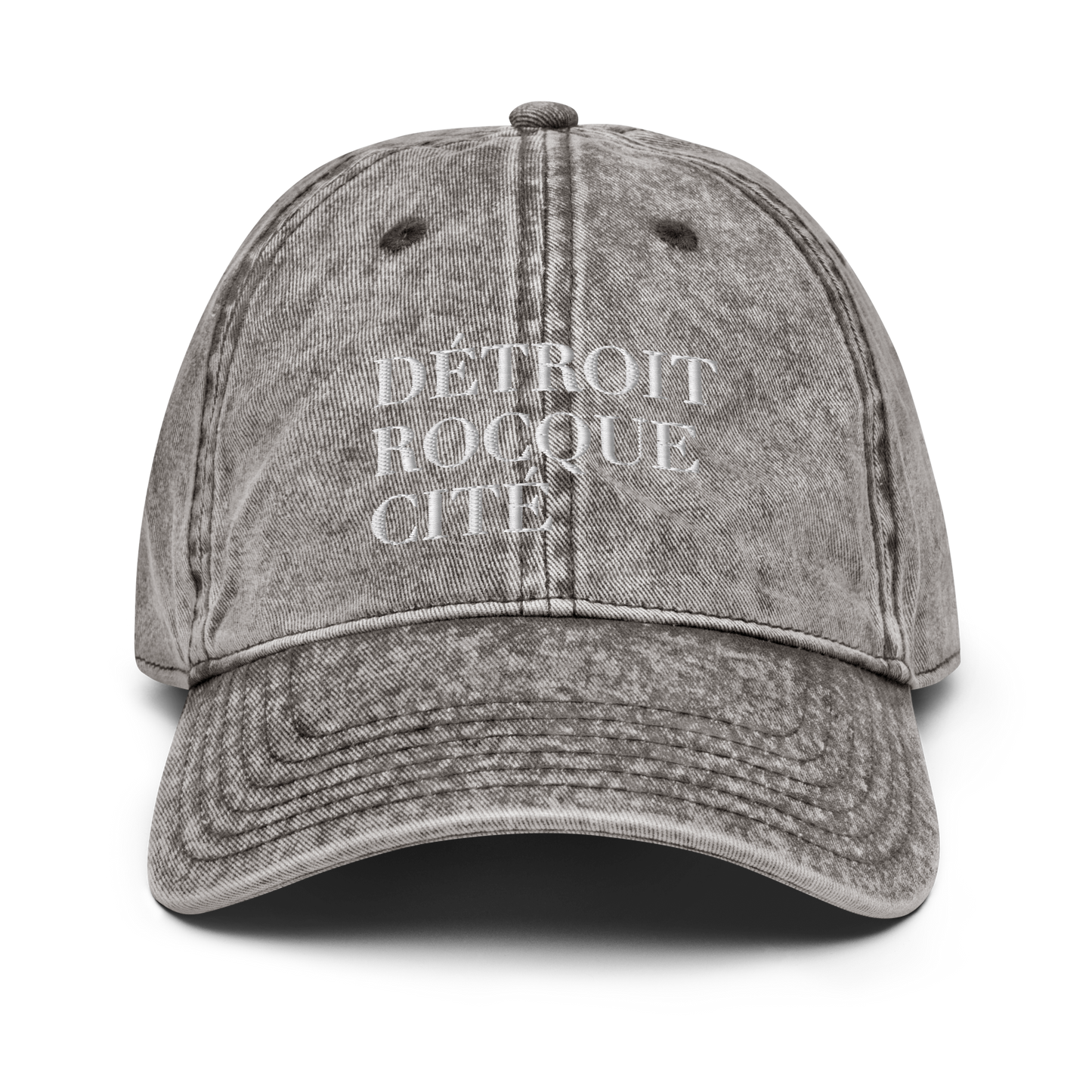 'Détroit Rocque Cité' Vintage Baseball Cap