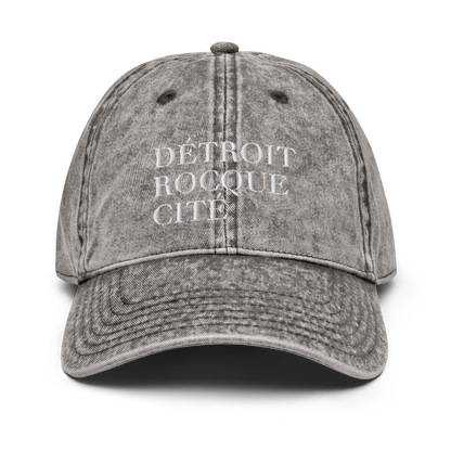 'Détroit Rocque Cité' Vintage Baseball Cap