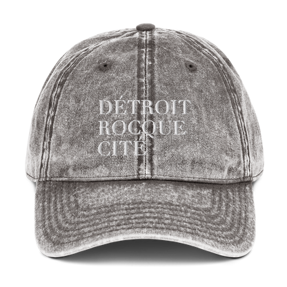 'Détroit Rocque Cité' Vintage Baseball Cap