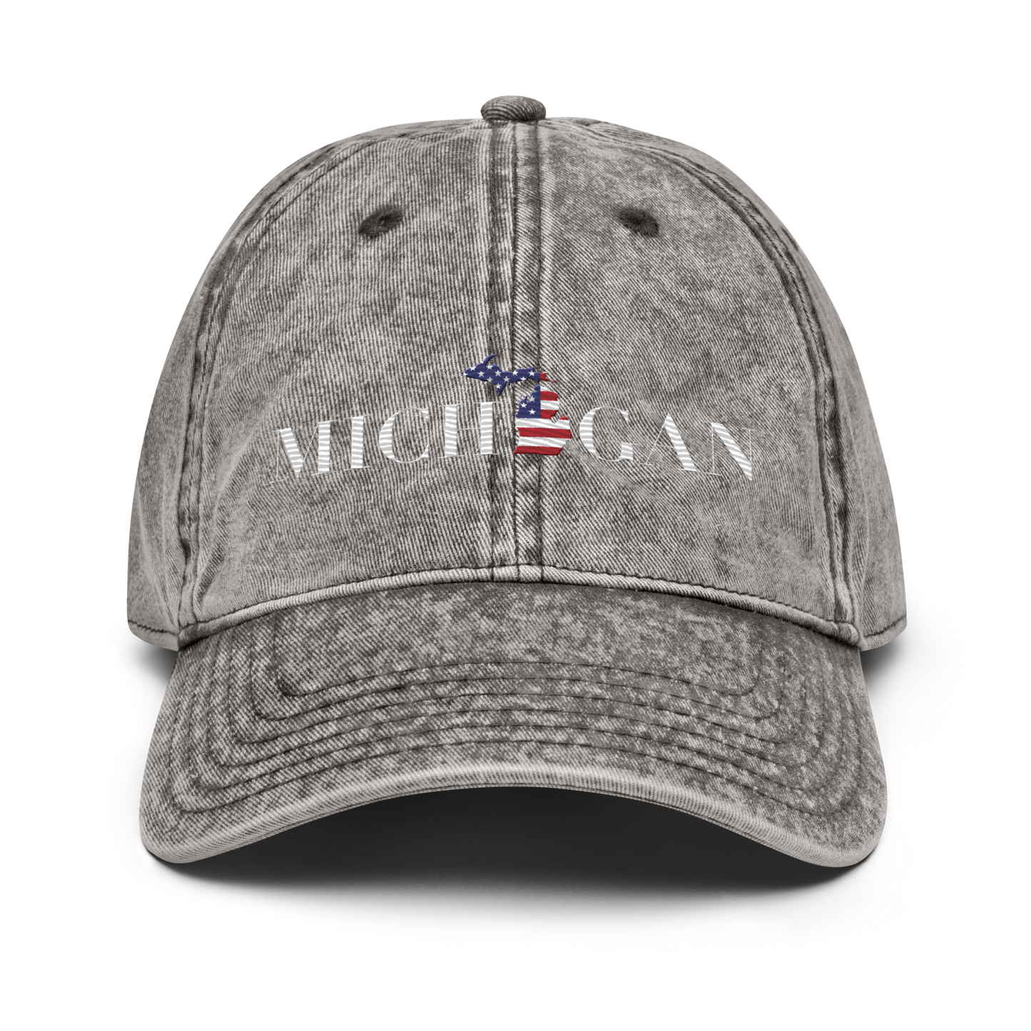 'Michigan' Vintage Baseball Cap (Didone Patriot Edition)