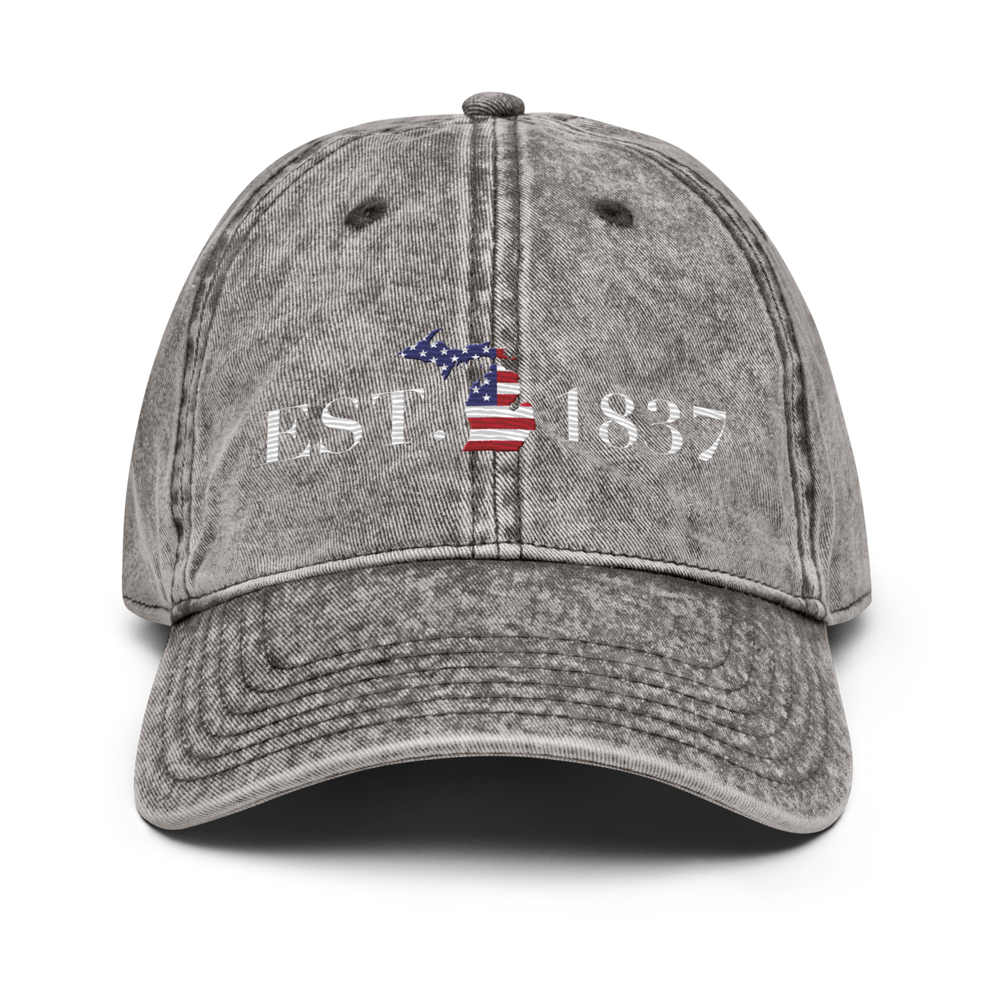 Michigan 'EST 1837' Vintage Baseball Cap