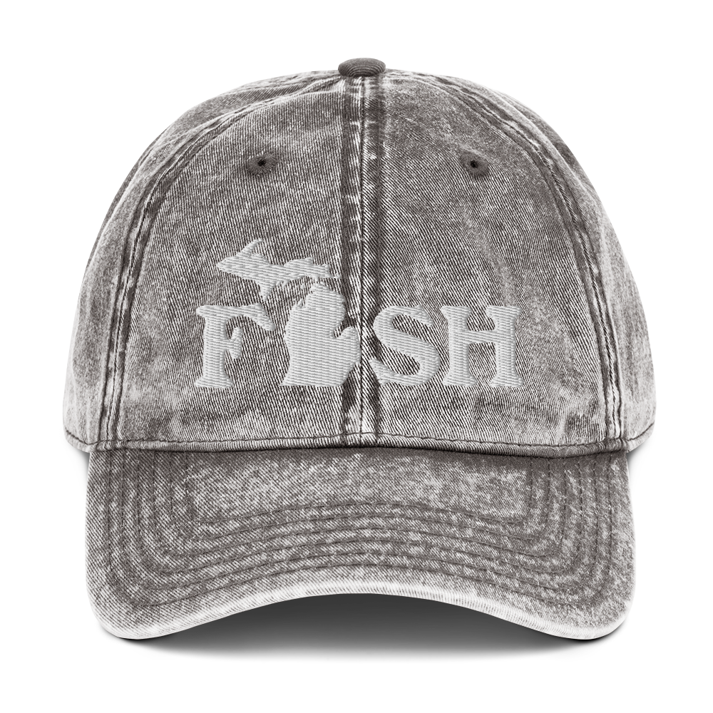 Michigan 'Fish' Vintage Baseball Cap