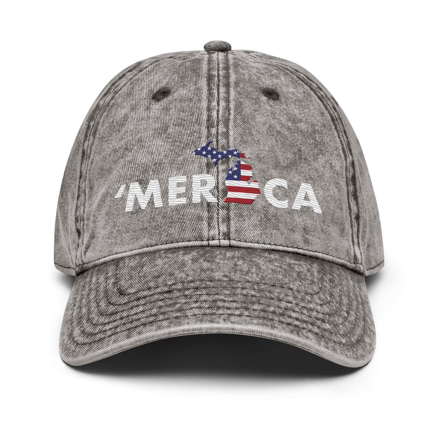 Michigan 'Merica' Vintage Baseball Cap