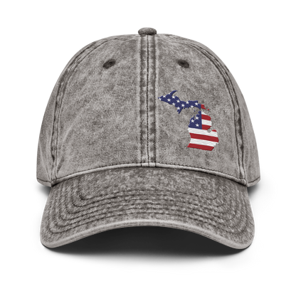 Michigan Vintage Baseball Cap (Patriot Edition)