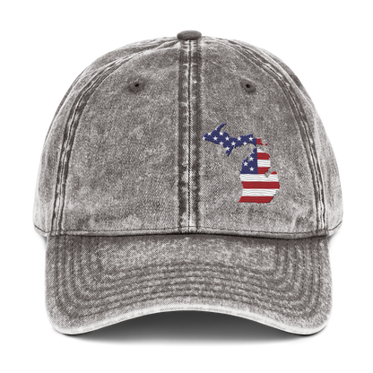 Michigan Vintage Baseball Cap (Patriot Edition)