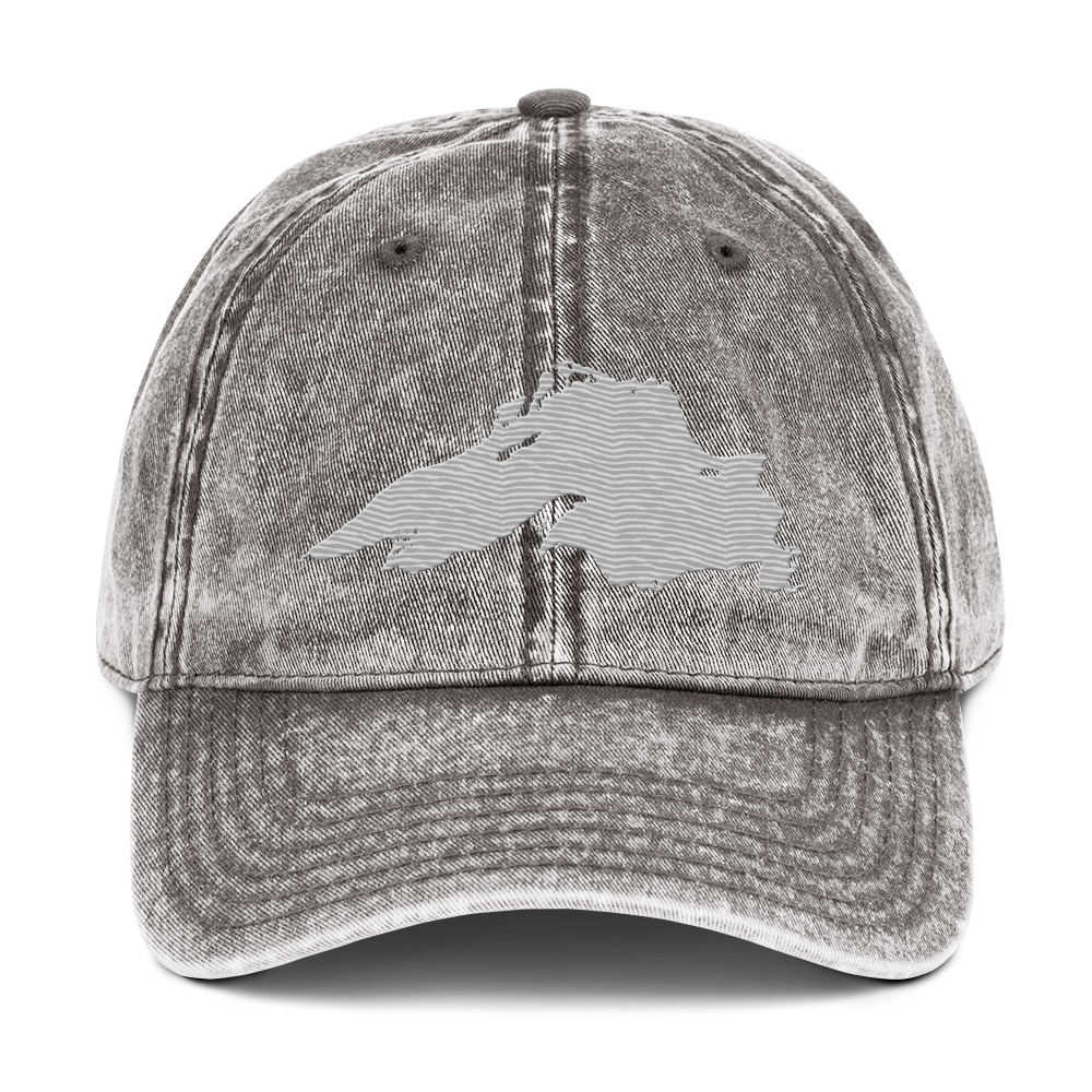 Lake Superior Vintage Baseball Cap | Platinum