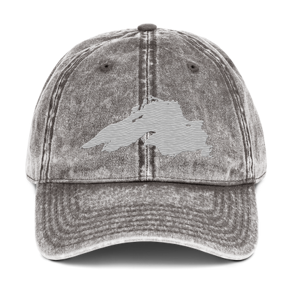 Lake Superior Vintage Baseball Cap | Platinum