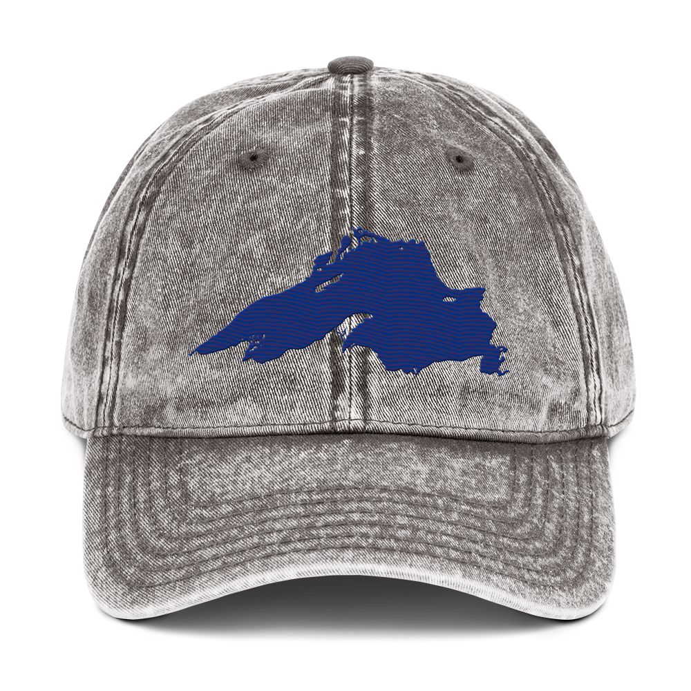 Lake Superior Vintage Baseball Cap | Bourbon Blue