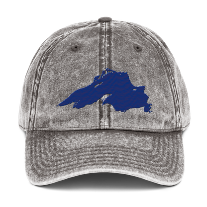 Lake Superior Vintage Baseball Cap | Bourbon Blue