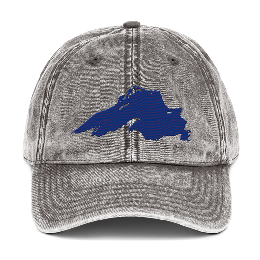 Lake Superior Vintage Baseball Cap | Bourbon Blue
