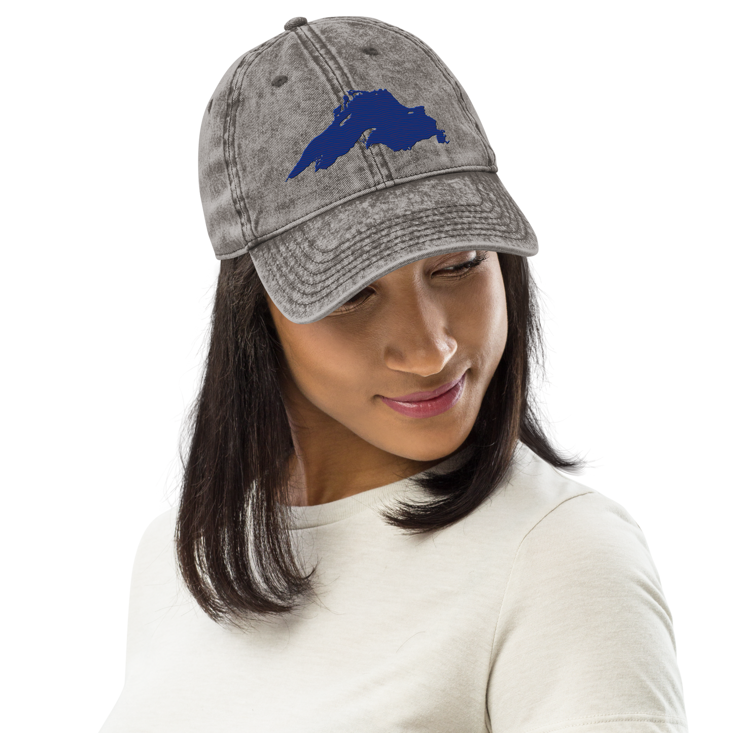 Lake Superior Vintage Baseball Cap | Bourbon Blue