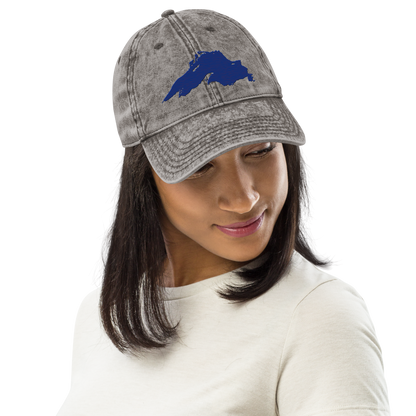 Lake Superior Vintage Baseball Cap | Bourbon Blue