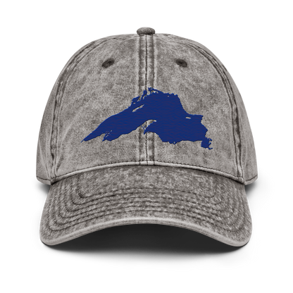 Lake Superior Vintage Baseball Cap | Bourbon Blue