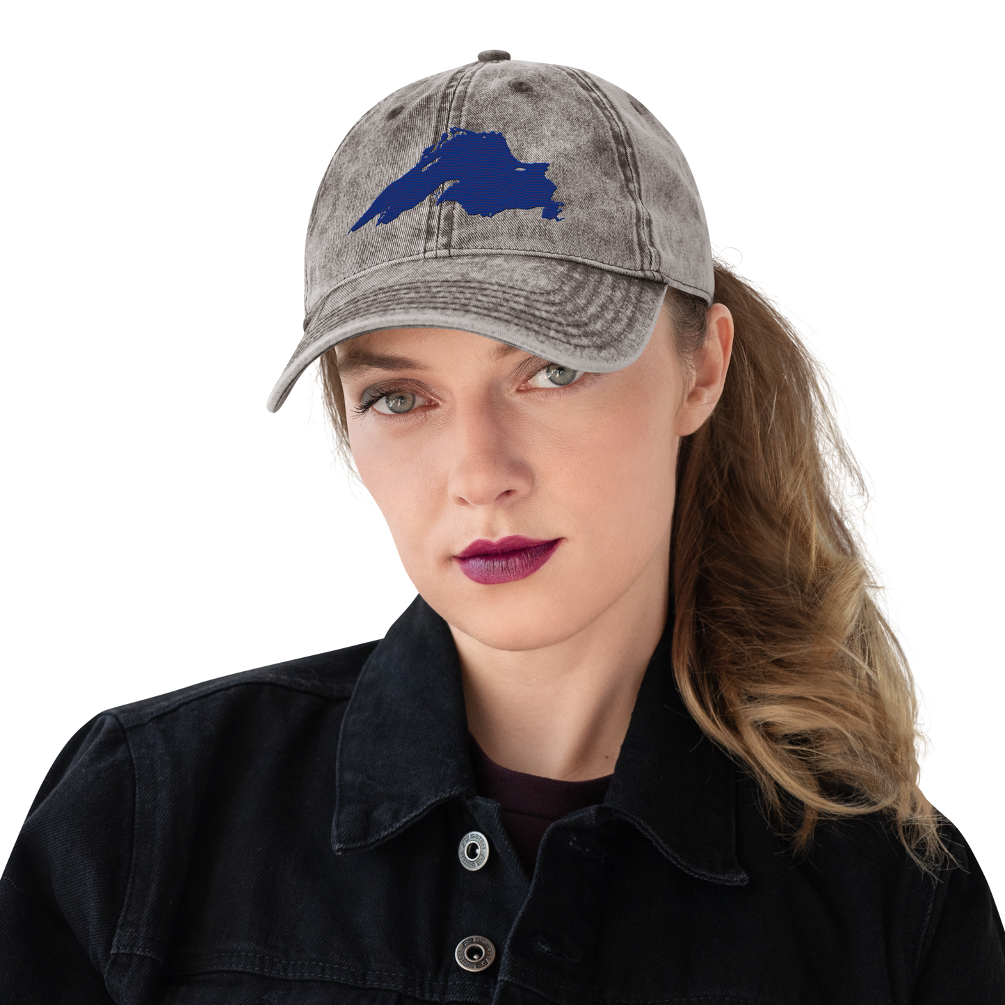 Lake Superior Vintage Baseball Cap | Bourbon Blue