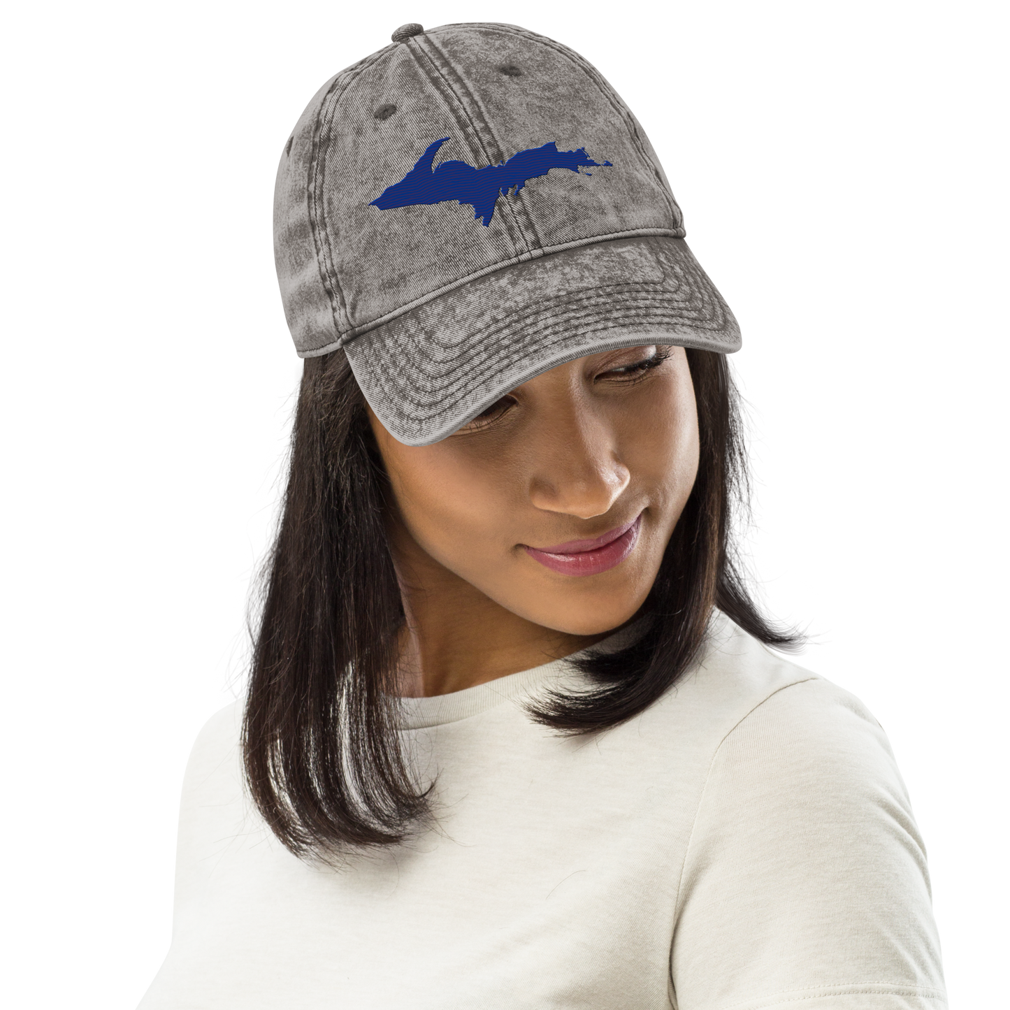 Upper Peninsula Vintage Baseball Cap | Bourbon Blue