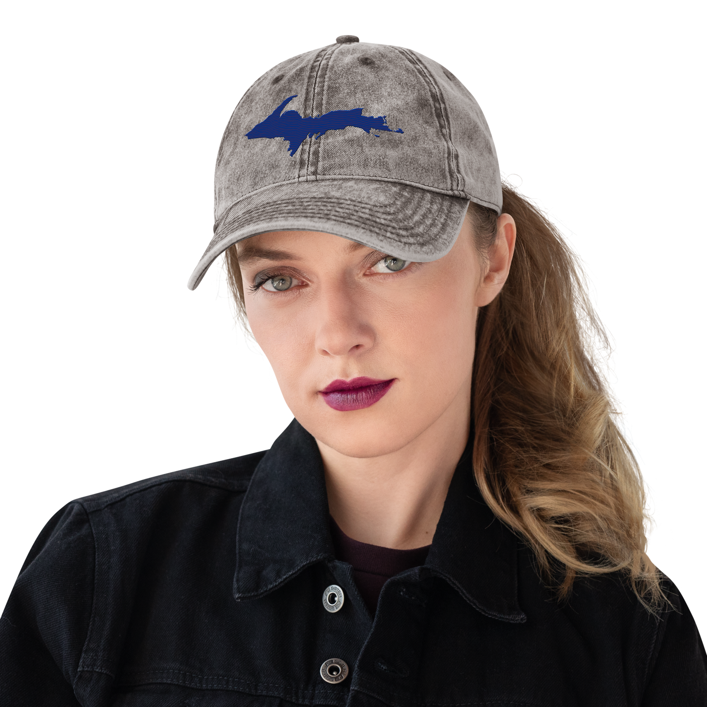 Upper Peninsula Vintage Baseball Cap | Bourbon Blue