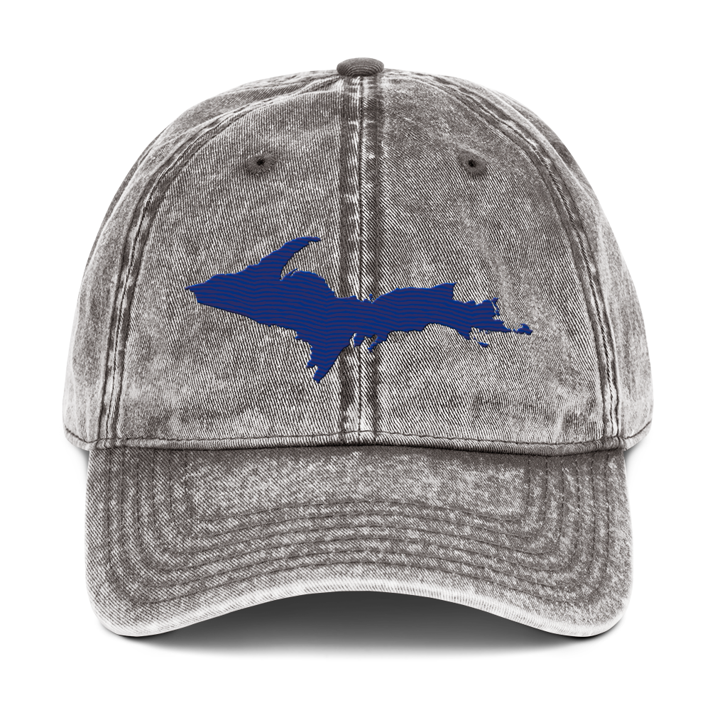 Upper Peninsula Vintage Baseball Cap | Bourbon Blue