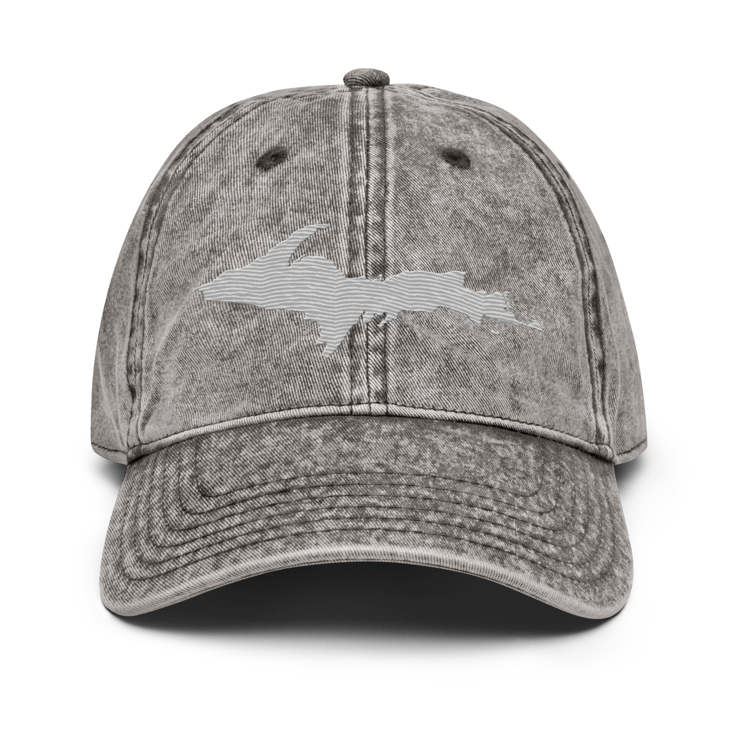 Upper Peninsula Vintage Baseball Cap | Platinum