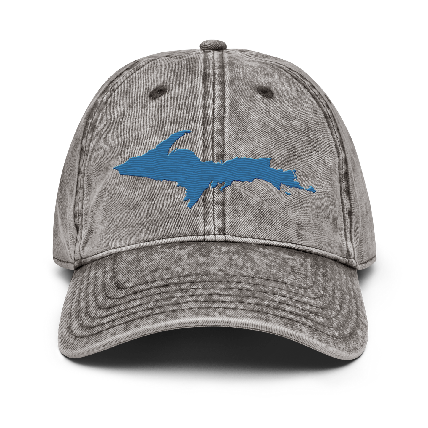 Upper Peninsula Vintage Baseball Cap | Superior Blue