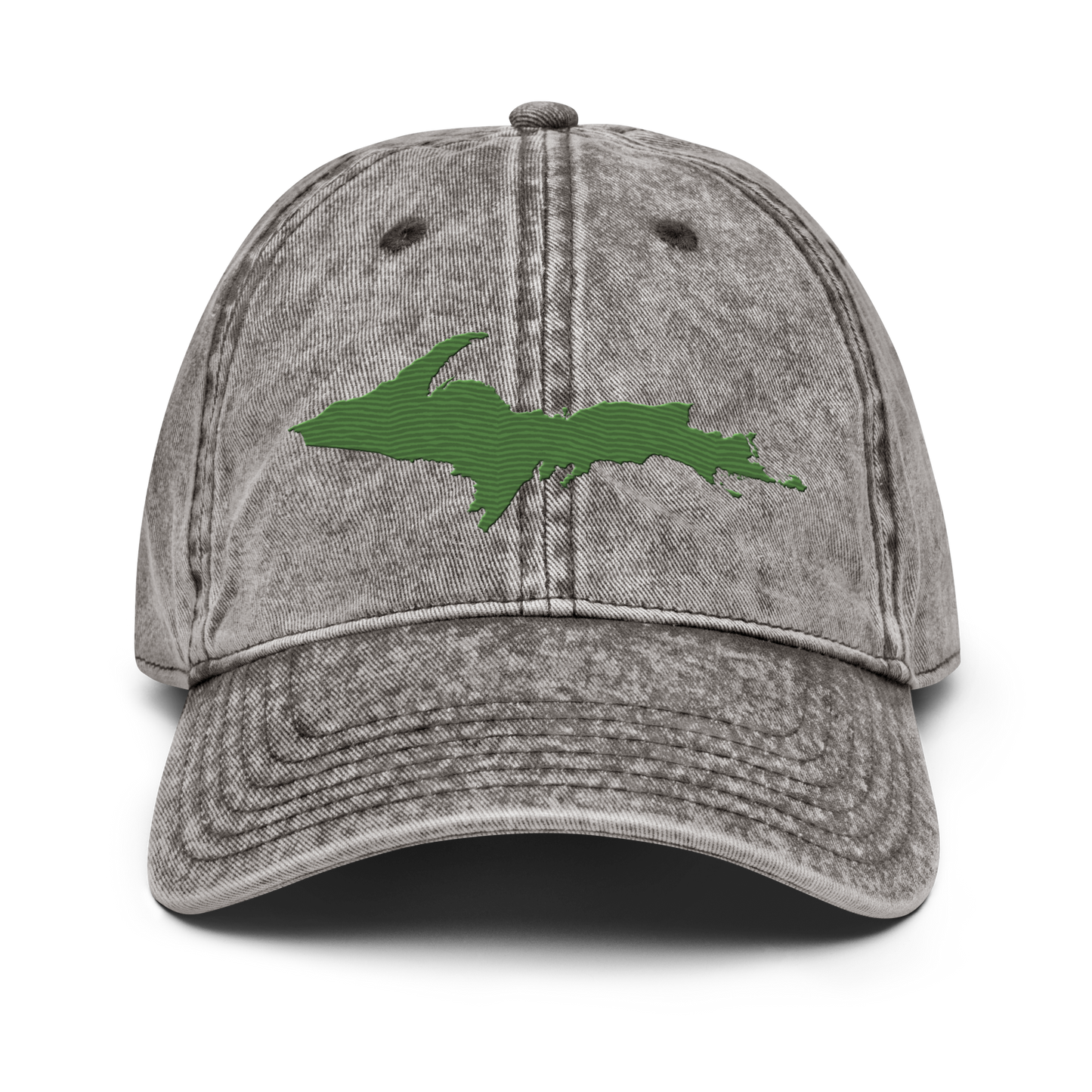 Upper Peninsula Vintage Baseball Cap | Pine Green