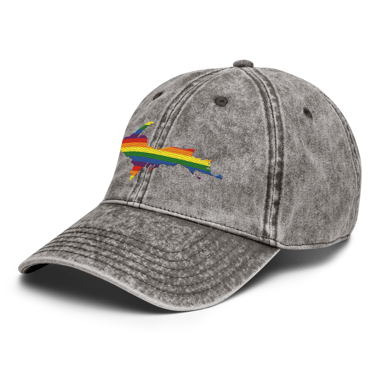 Michigan Upper Peninsula Vintage Baseball Cap (Pride Edition)