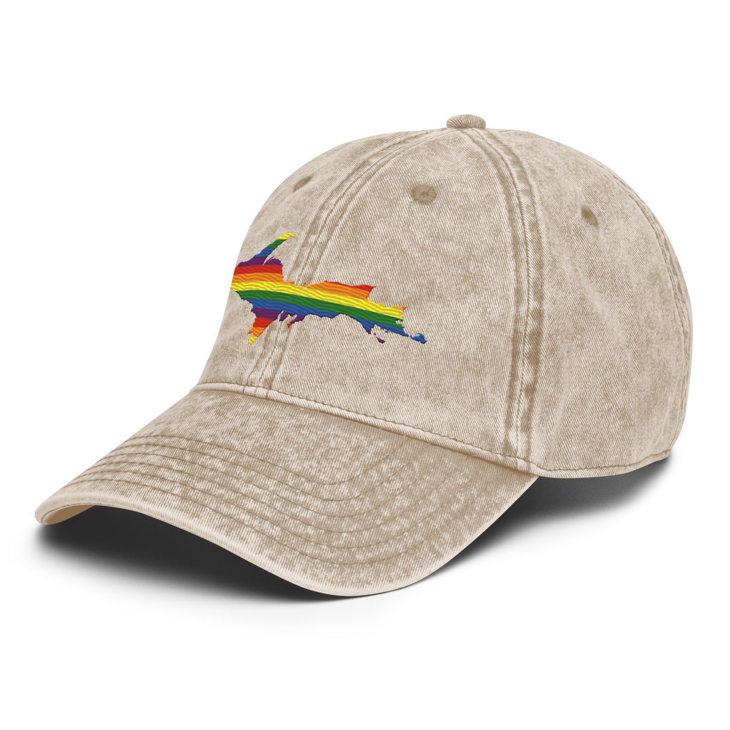 Michigan Upper Peninsula Vintage Baseball Cap (Pride Edition)