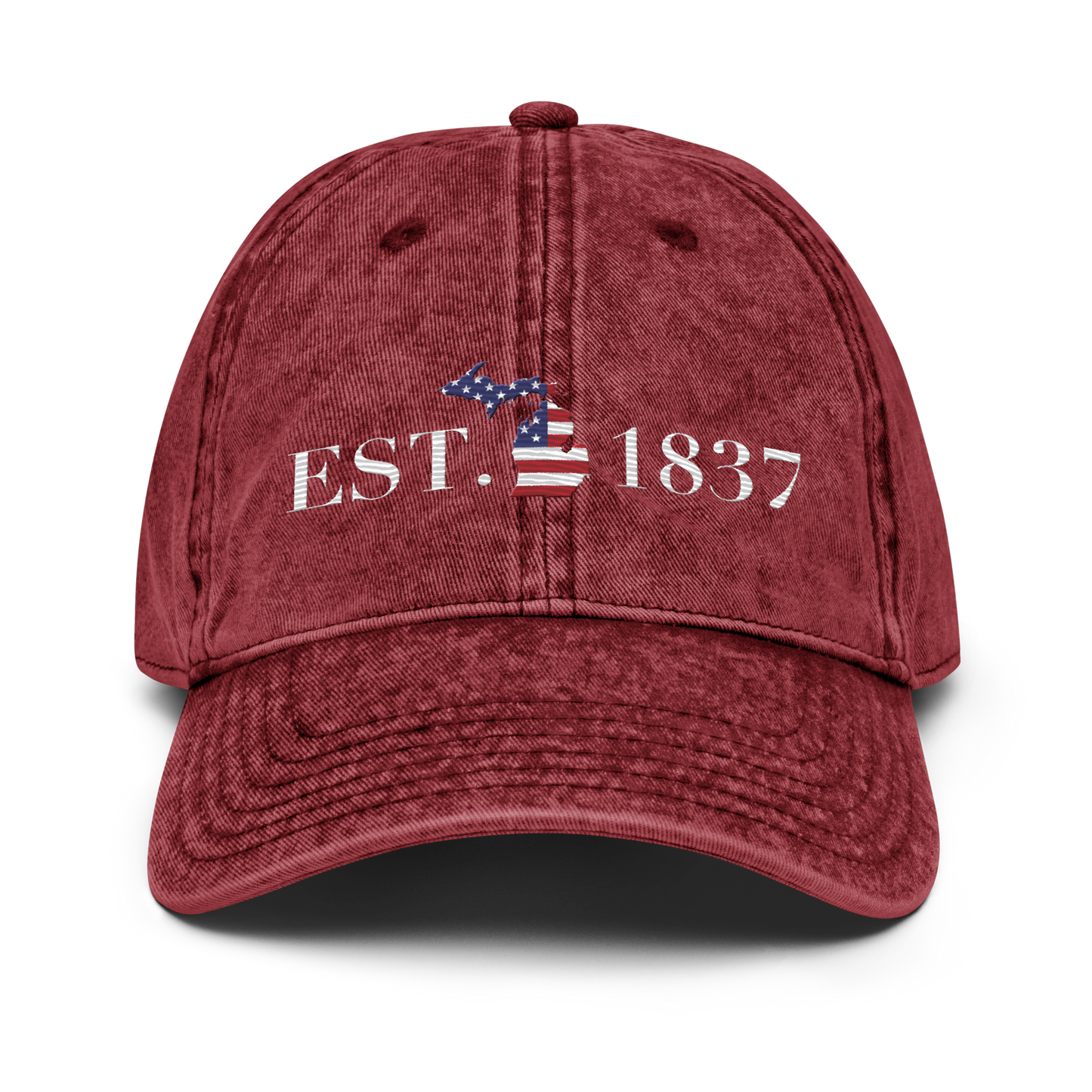 Michigan 'EST 1837' Vintage Baseball Cap