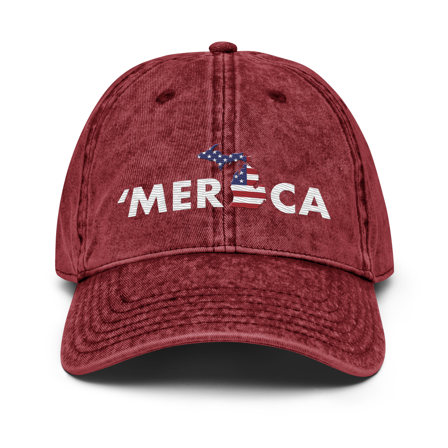 Michigan 'Merica' Vintage Baseball Cap