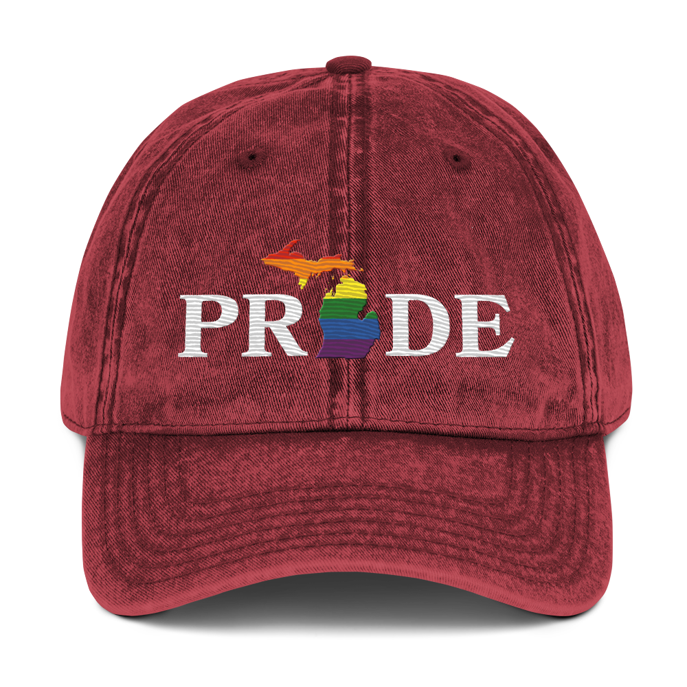 Michigan 'Pride' Vintage Baseball Cap