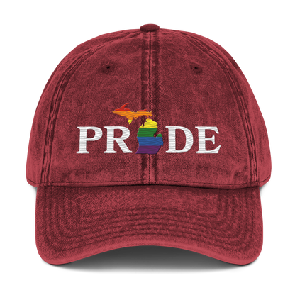 Michigan 'Pride' Vintage Baseball Cap