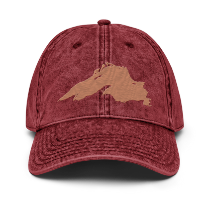 Lake Superior Vintage Baseball Cap | Copper