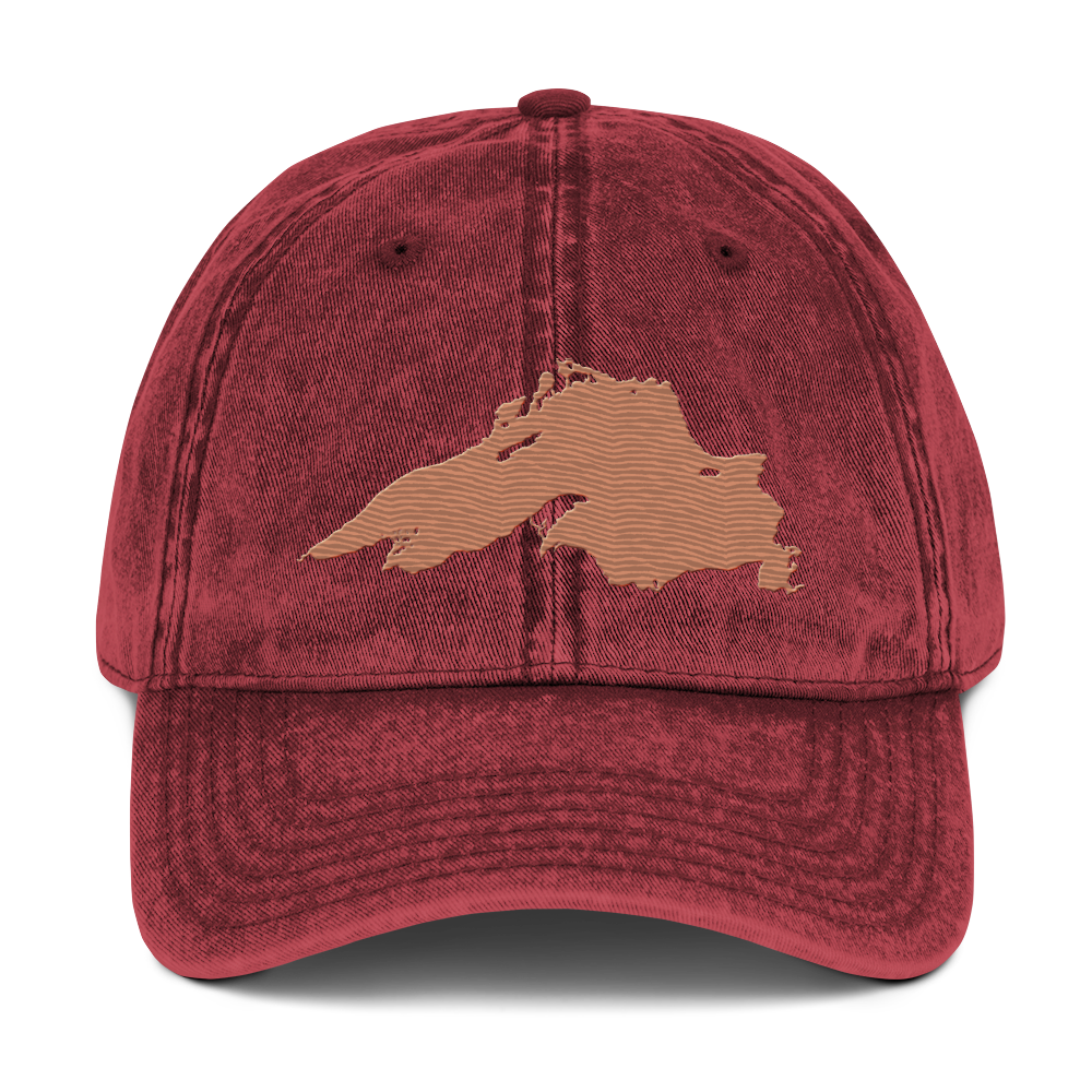 Lake Superior Vintage Baseball Cap | Copper