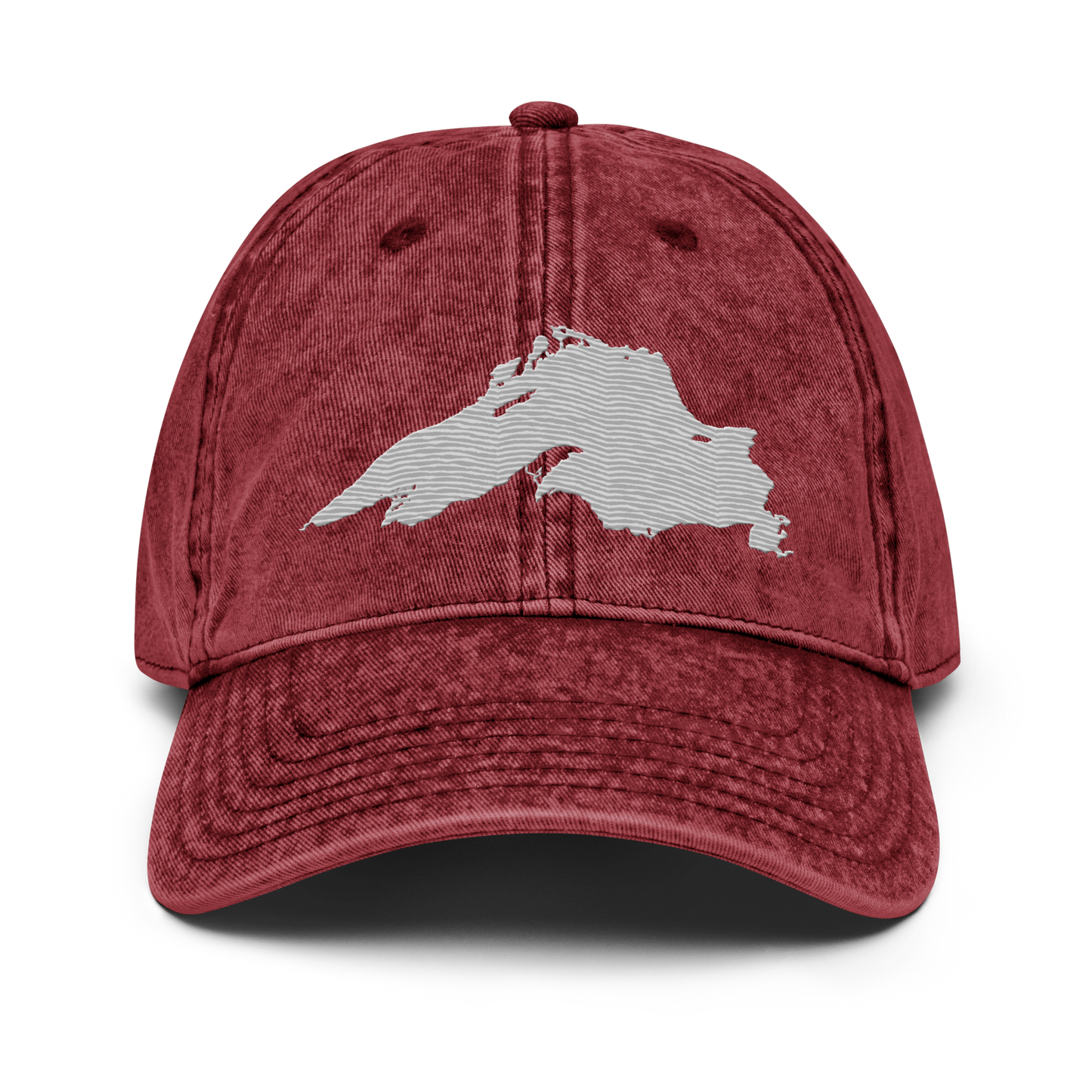 Lake Superior Vintage Baseball Cap | Platinum