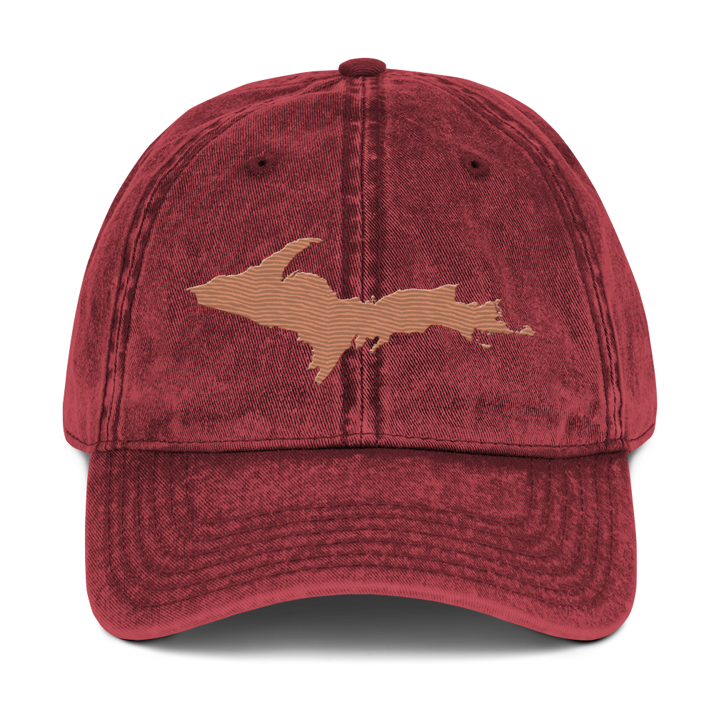 Upper Peninsula Vintage Baseball Cap | Copper