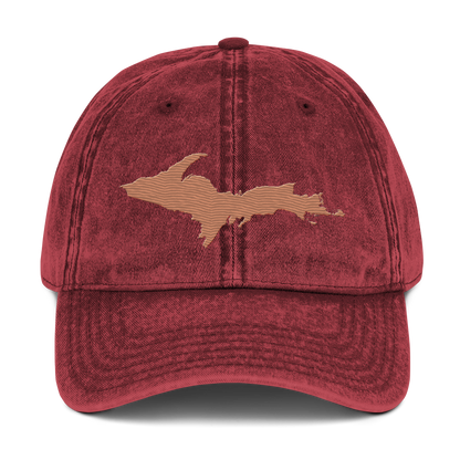 Upper Peninsula Vintage Baseball Cap | Copper