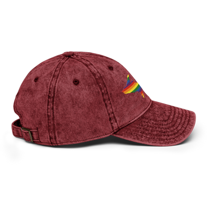 Michigan Upper Peninsula Vintage Baseball Cap (Pride Edition)