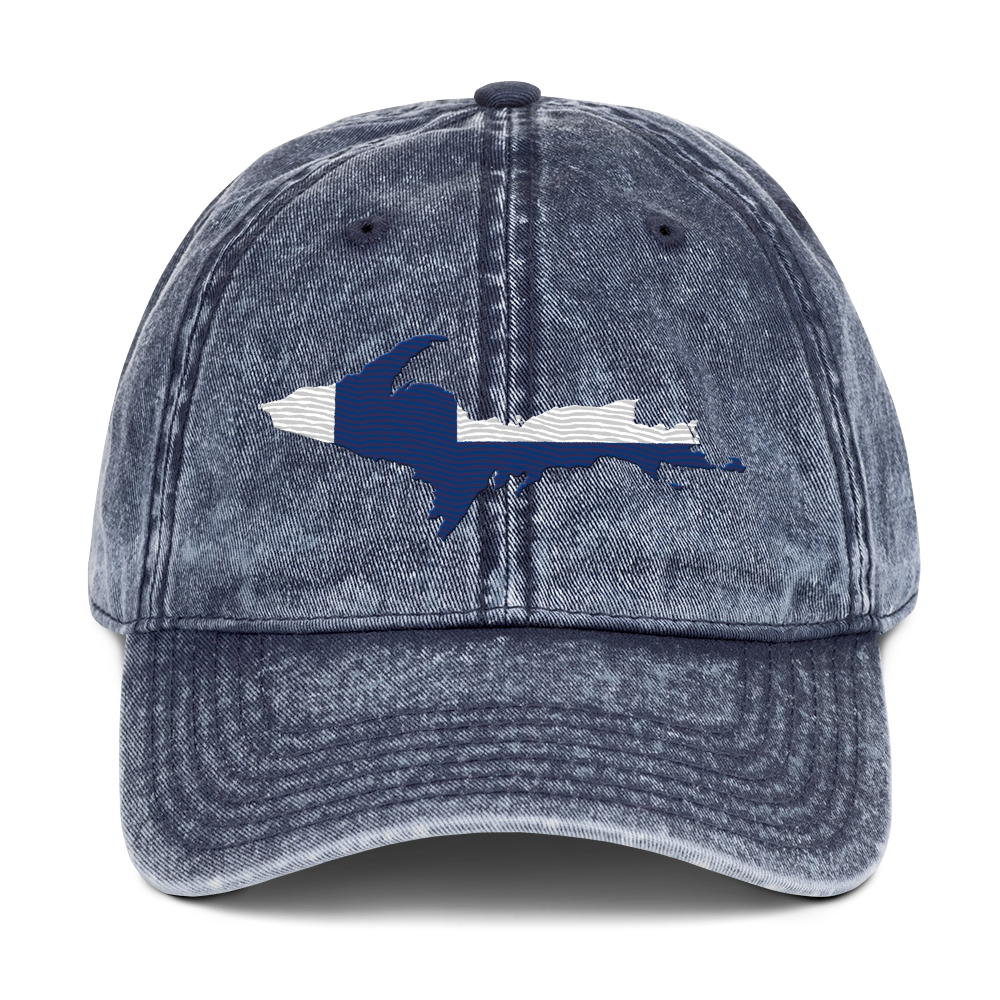 Michigan Upper Peninsula Vintage Baseball Cap (Finnish Edition)