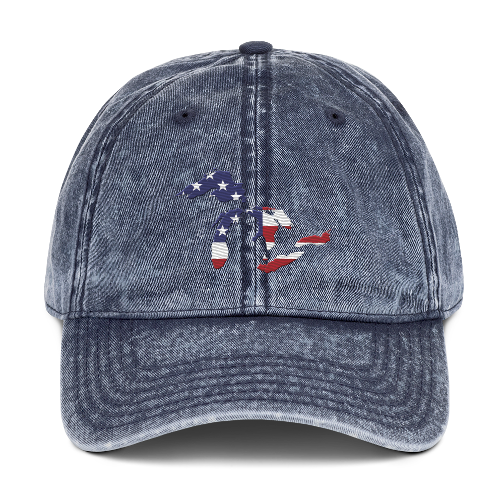 Great Lakes Vintage Baseball Cap (Patriotic Edition)