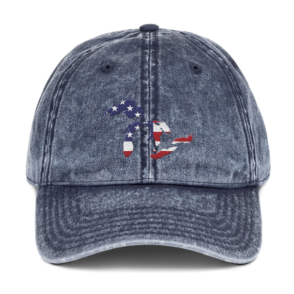 Great Lakes Vintage Baseball Cap (Patriotic Edition)