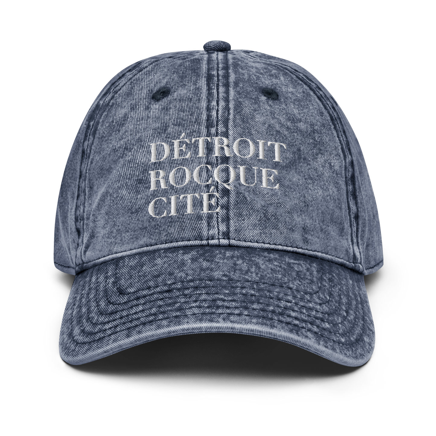 'Détroit Rocque Cité' Vintage Baseball Cap